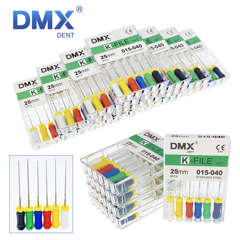 DMXDENT Dental K-File Root Canal Hand Use Endo Endodontics Dental Files