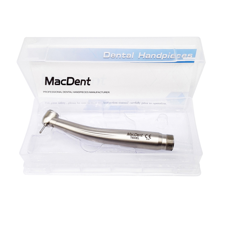 MacDent T600EL B2/M4 Dental E-generator LED High Speed Air Turbine Handpiece