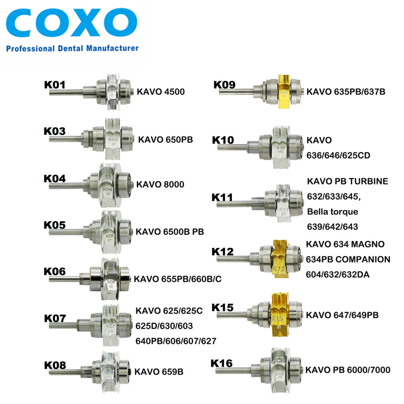 COXO Dental Spare Rotor Cartridge For KAVO Original High Speed Turbine Handpiece
