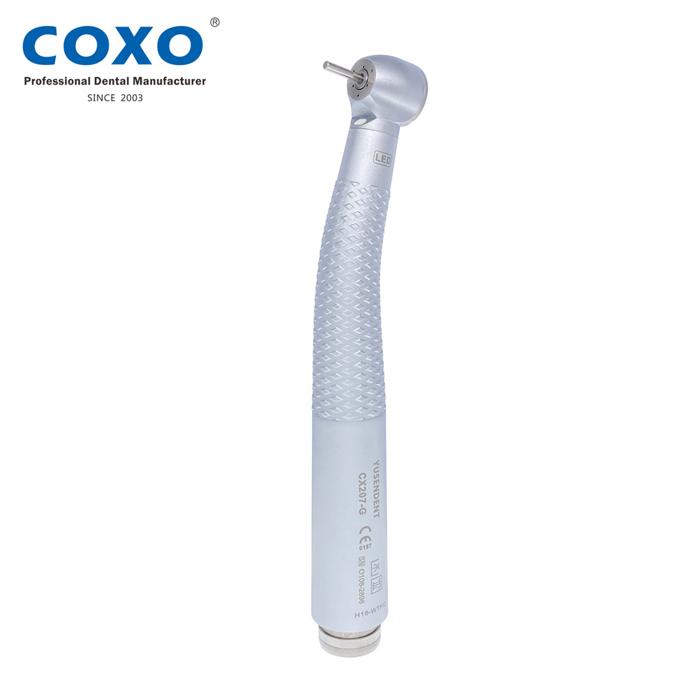 COXO YUSENDENT CX207-G H16-WTPQ / H16-WSPQ Dental Fiber Optic High Speed Air Turbine Handpiece