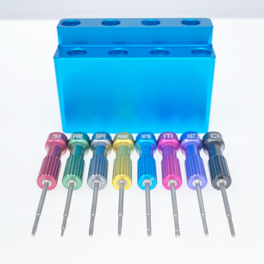 Dental Implant Screw Driver Kit Abutment Implant Tools Set 8 Drivers