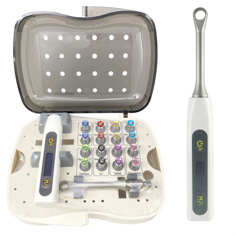 Electric Universal Implant Kit Abutment Torque Wrench 10-40Ncm Tool Driver