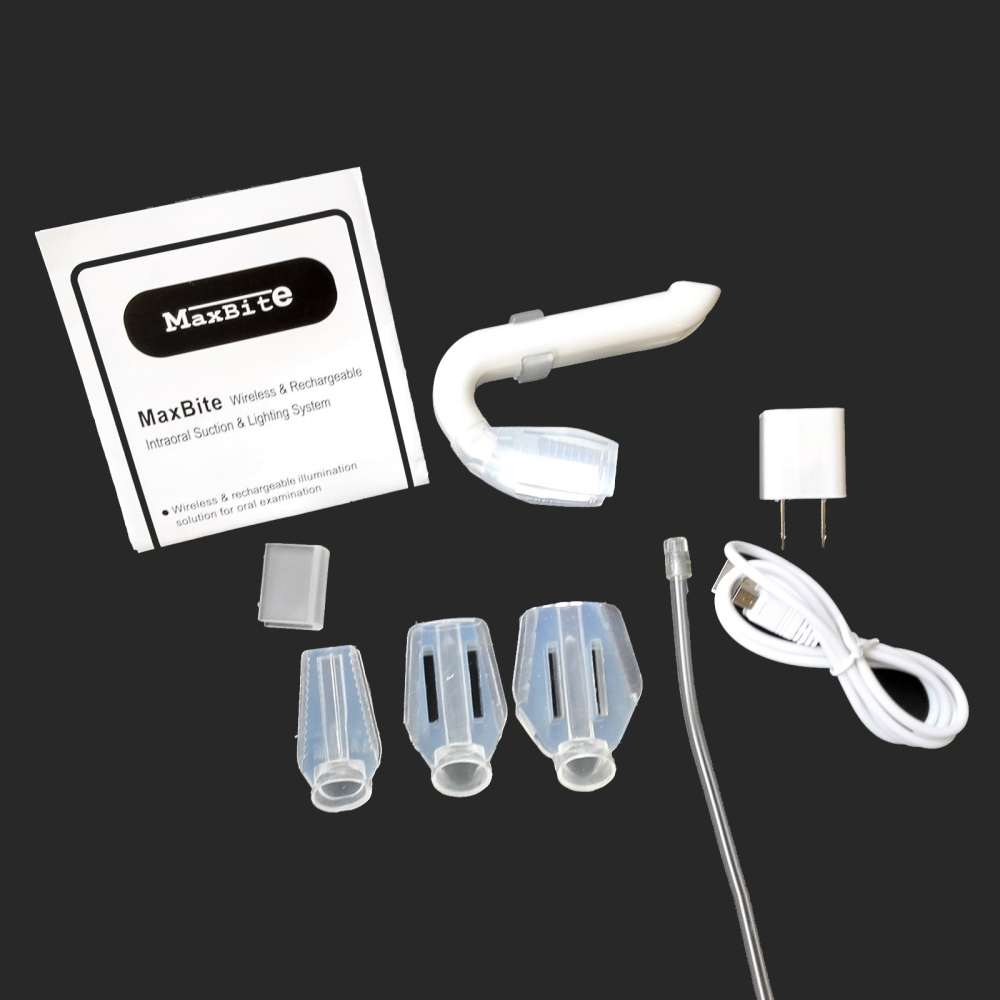 Dental MaxBite Intraoral Light Wireless Suction Dentist LED Lighting System