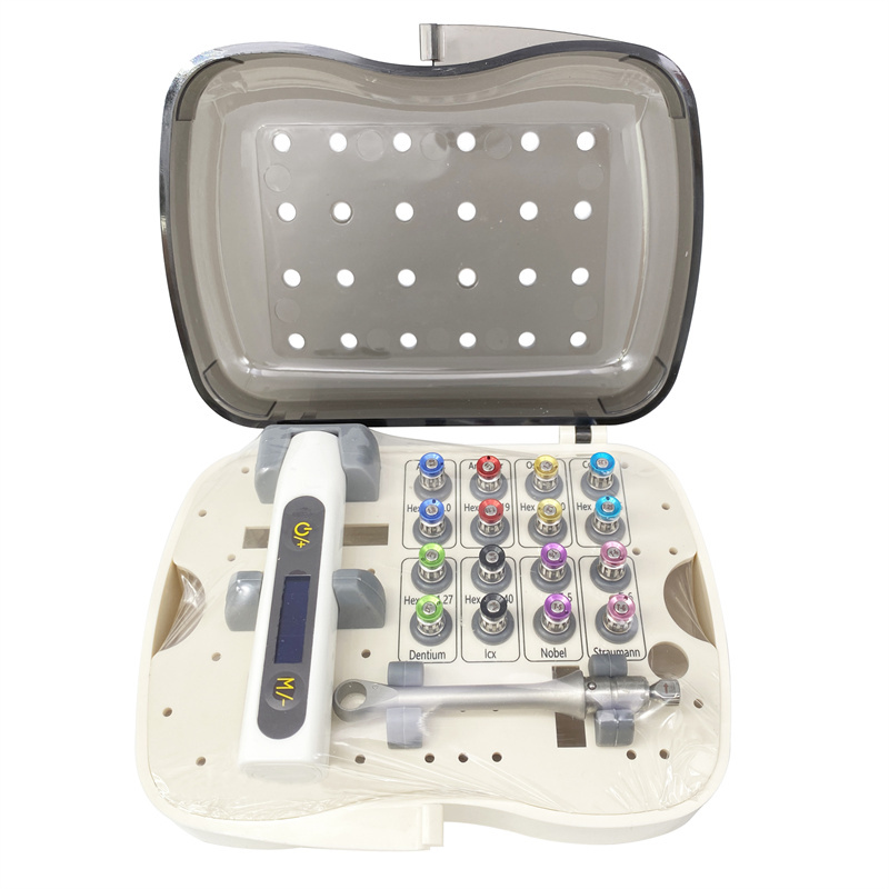 Electric Universal Implant Kit Abutment Torque Wrench 10-40Ncm Tool Driver