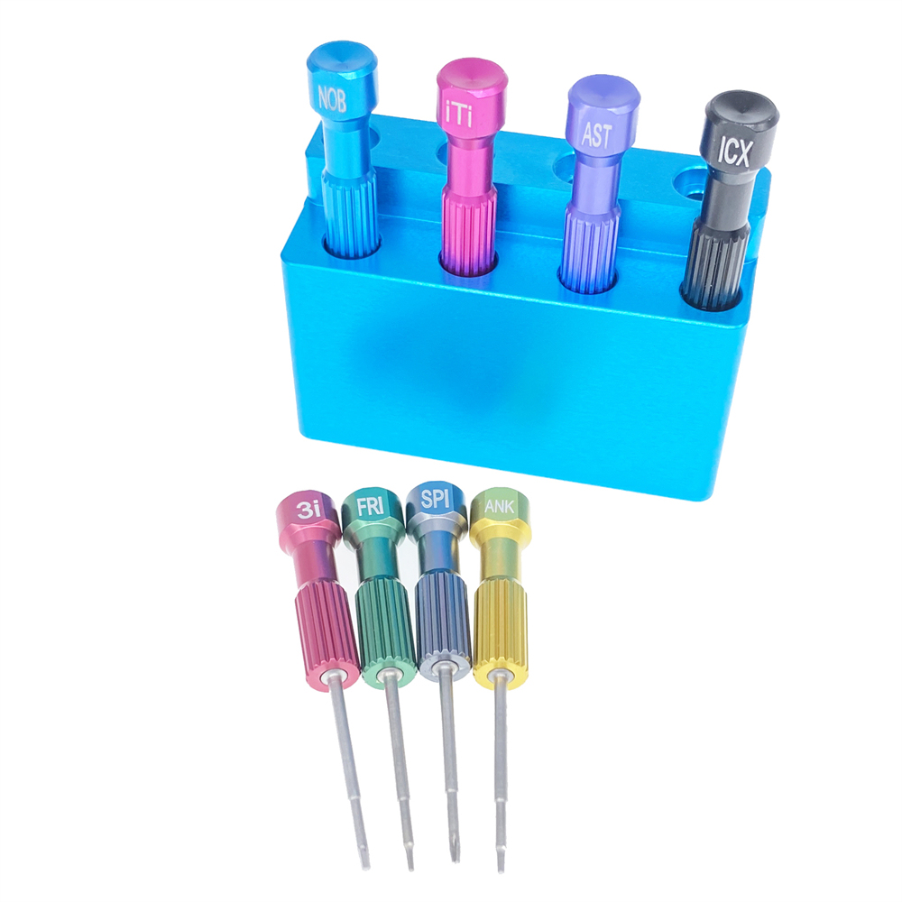 Dental Implant Screw Driver Kit Abutment Implant Tools Set 8 Drivers