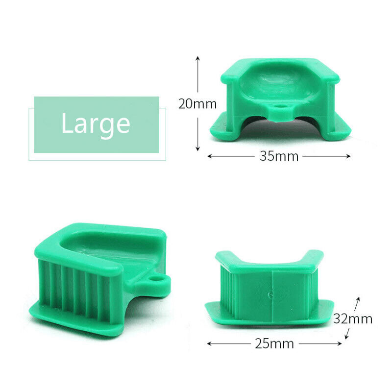 Dental Bite Block Cheek Retractor Mouth Prop Bite Block Opener Silicone Rubber