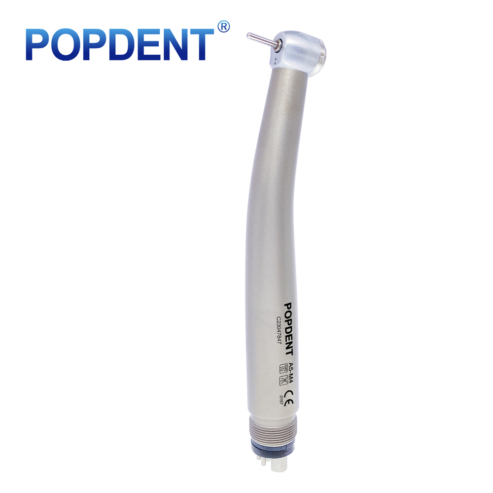 POPDENT A5-M4 Dental High Speed Air Turbine Handpiece 4 Hole NSK Style