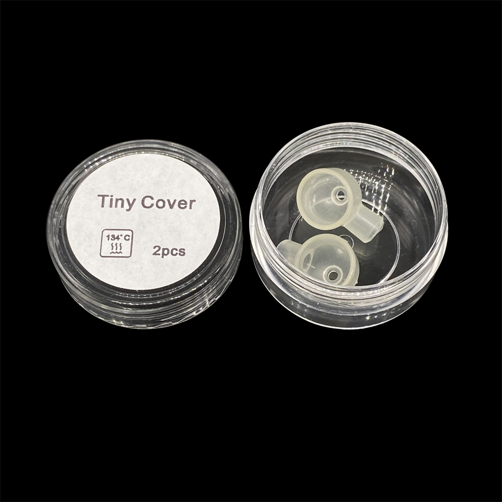 2 Pcs Dental Sandblasting Sandblaster Polisher Dust Proof Tiny Cover Powder Cap
