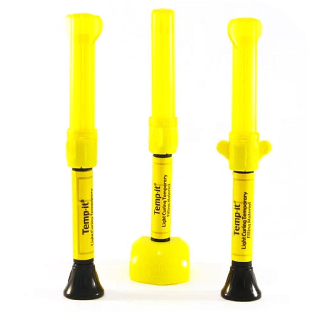 SPIDENT Temp·it Yellow Dental Light-Curing Temporary Filling Material Composite 3g*3
