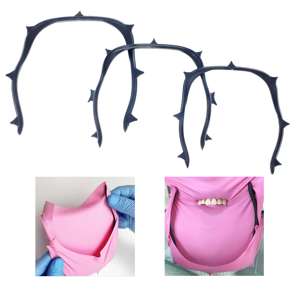 Dental Rubber Dam Sheet Frame Brackets Light Plastic/Foldable/S.S. Frames Tool