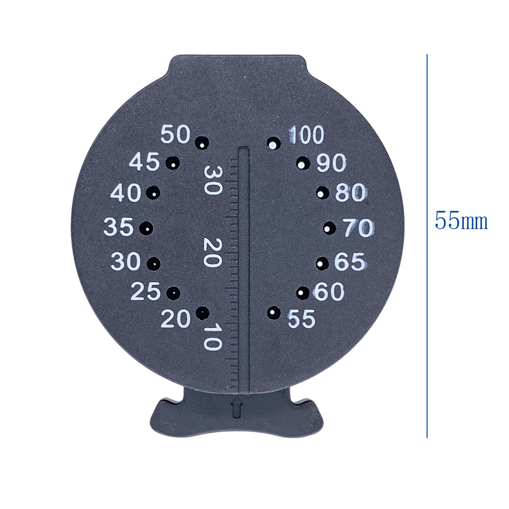 Dental Gutta Percha Point Measuring Ruler Cutter with Ceramic Blade