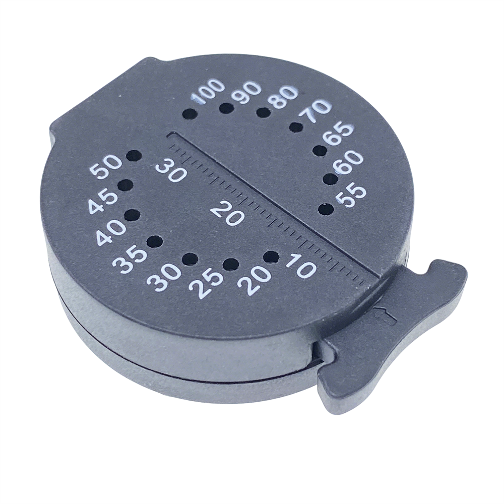 Dental Gutta Percha Point Measuring Ruler Cutter with Ceramic Blade