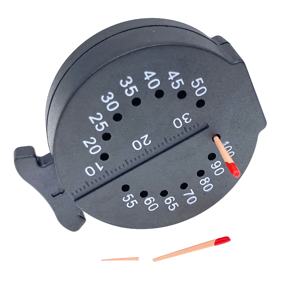 Dental Gutta Percha Point Measuring Ruler Cutter with Ceramic Blade