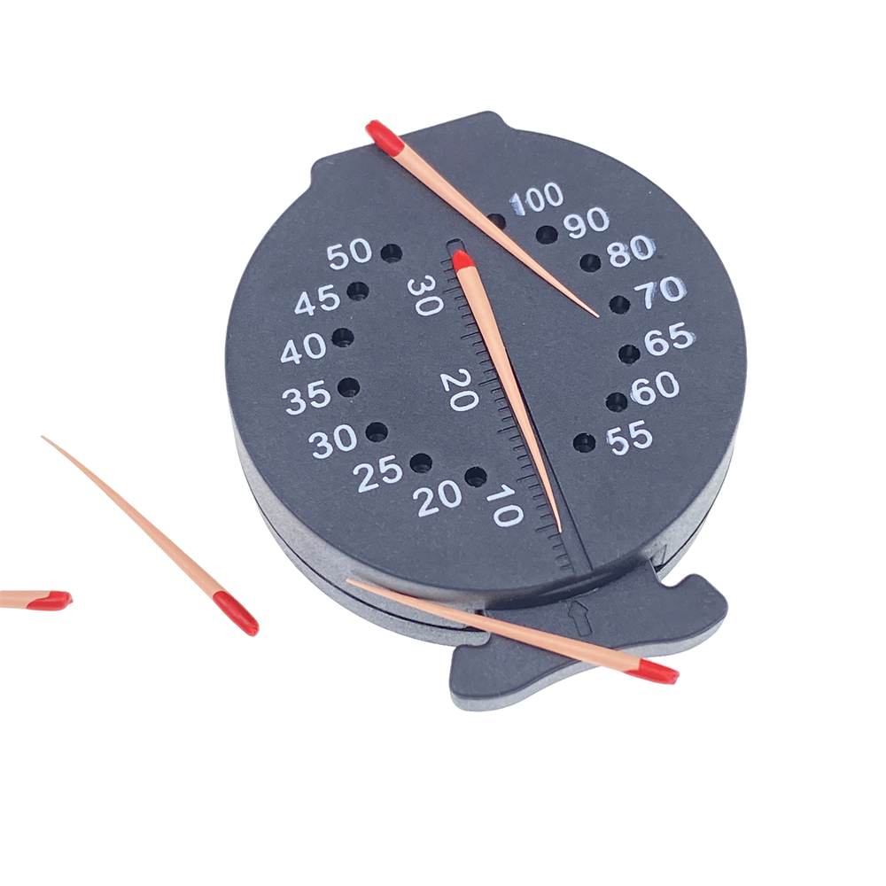 Dental Gutta Percha Point Measuring Ruler Cutter with Ceramic Blade