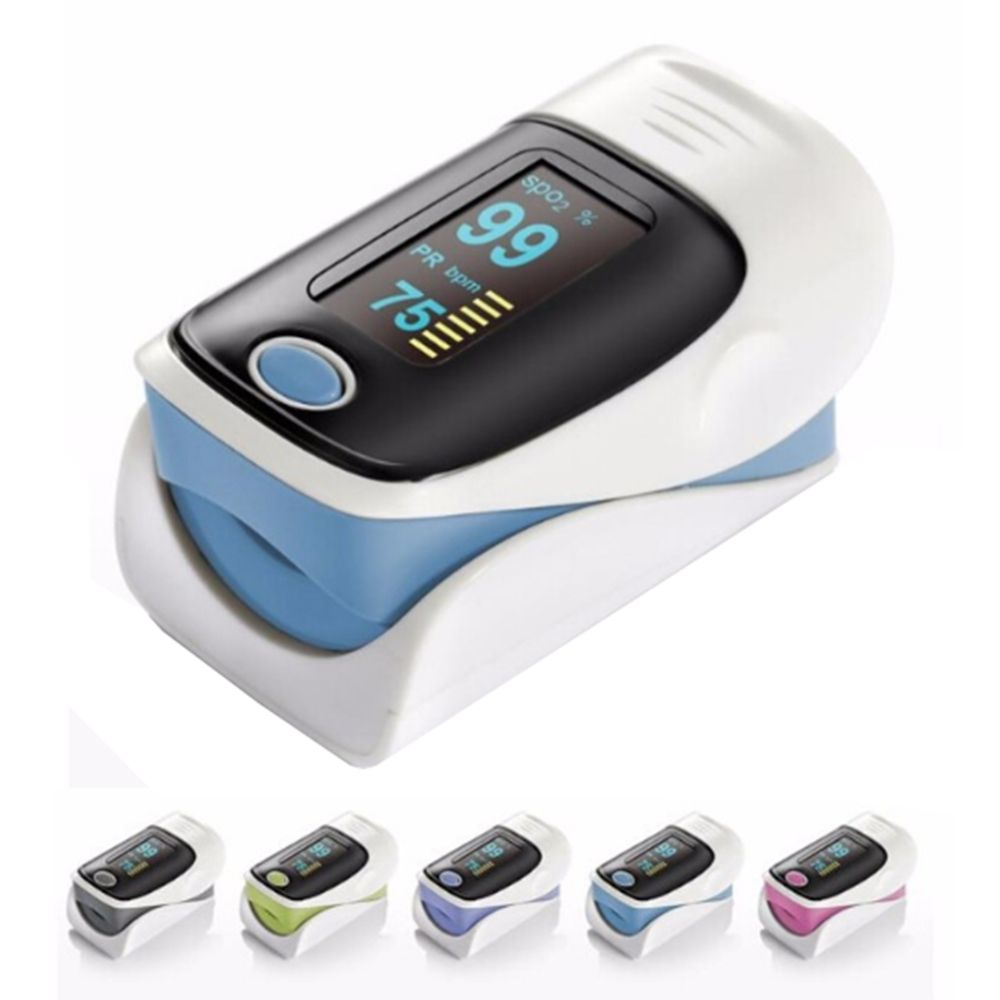 OLED Fingertip Pulse Oximeter Blood Oxygen SpO2 PR PI Heart Rate Monitor FDA CE