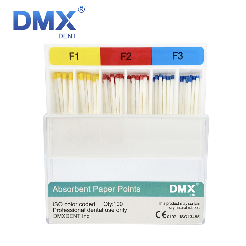 DMXDENT Endodontic Absorbent Paper Points Taper 0.06 F1-F3