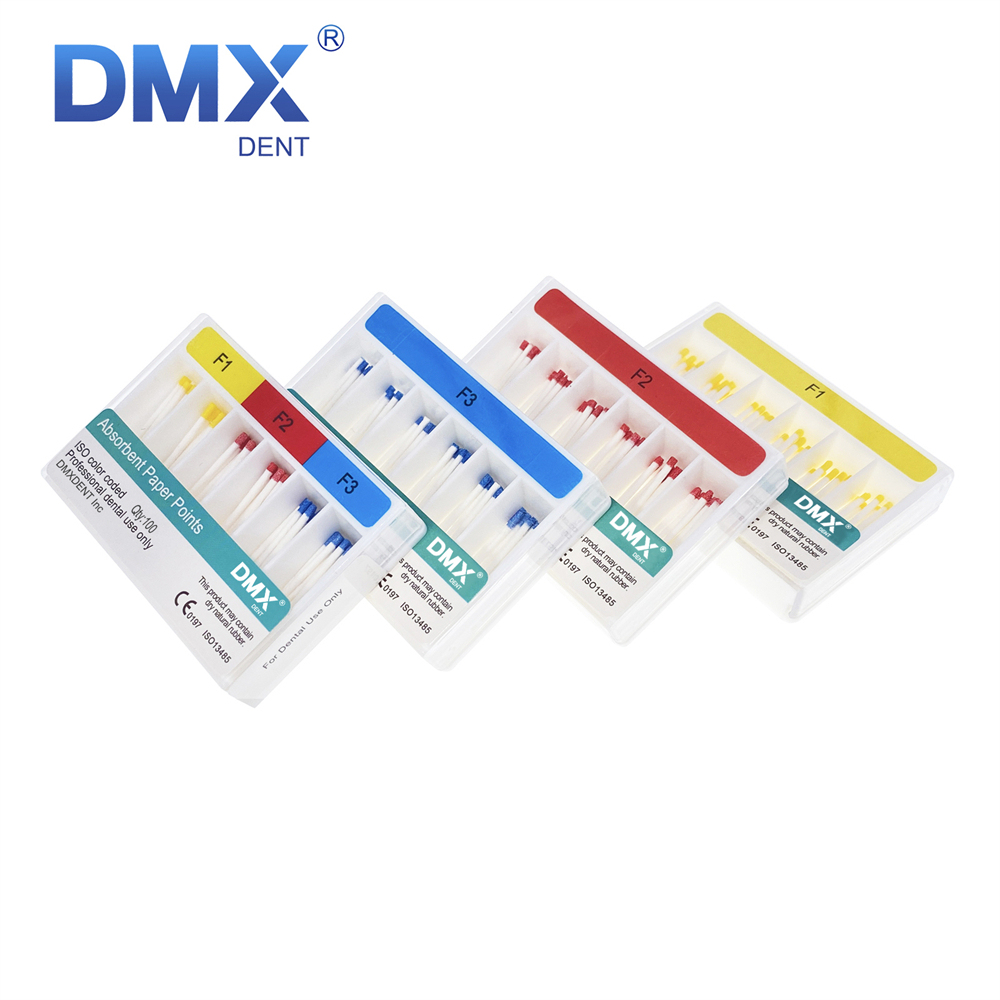 DMXDENT Endodontic Absorbent Paper Points Taper 0.06 F1-F3