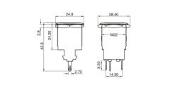 Push Botton metal switch 22MM