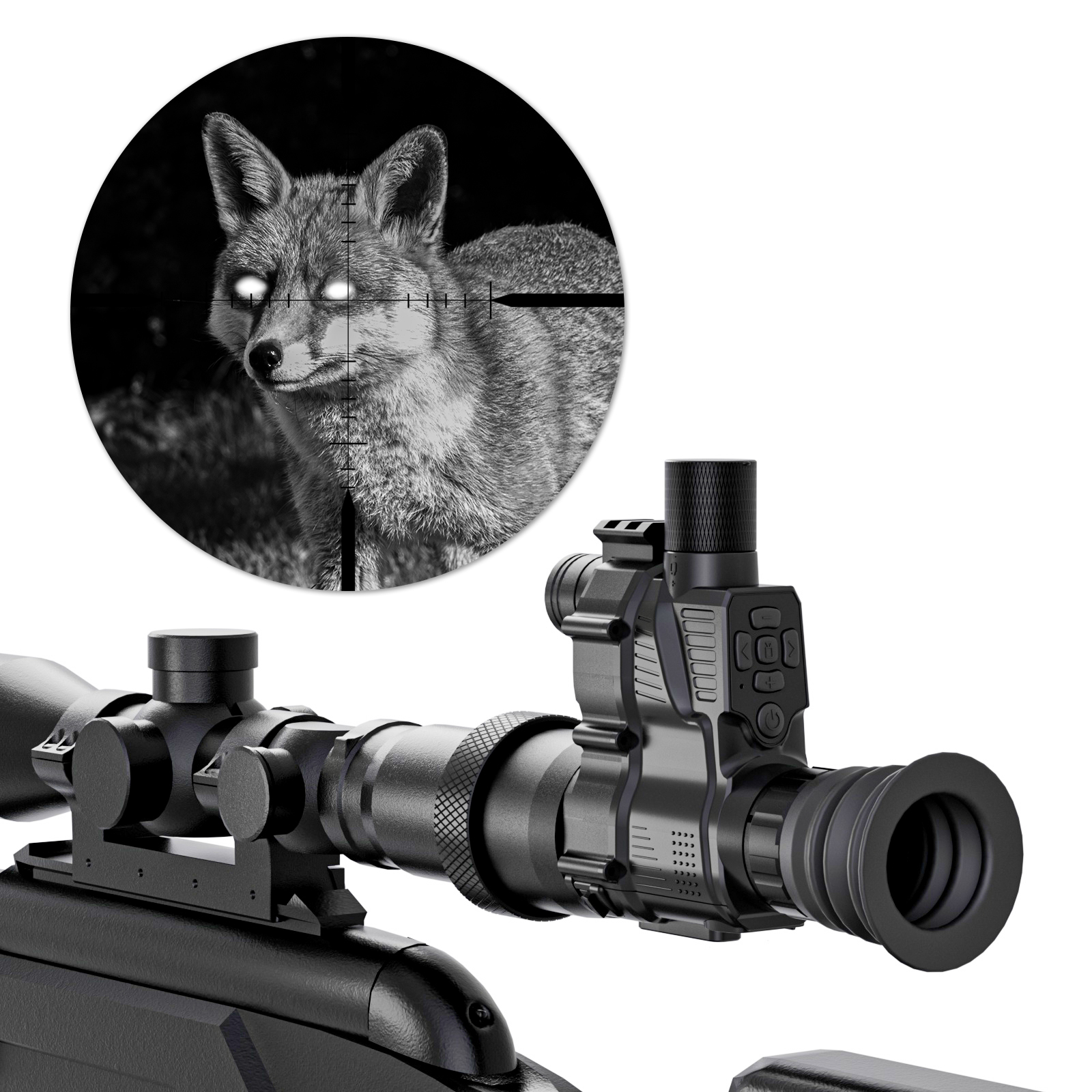 henbaker NV700S Digital Night Vision Scope rifle scope Clip on night vision Night vision telescope