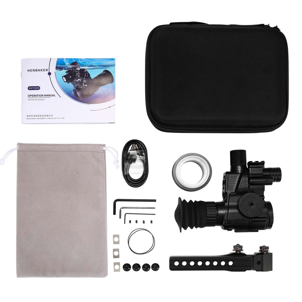 henbaker NV700S Digital Night Vision Scope rifle scope Clip on night vision Night vision telescope