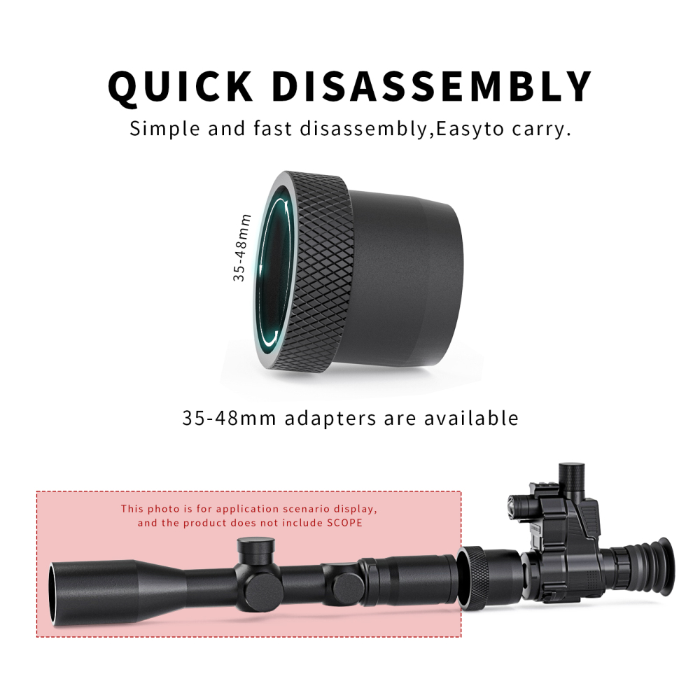 henbaker NV700S Digital Night Vision Scope rifle scope Clip on night vision Night vision telescope