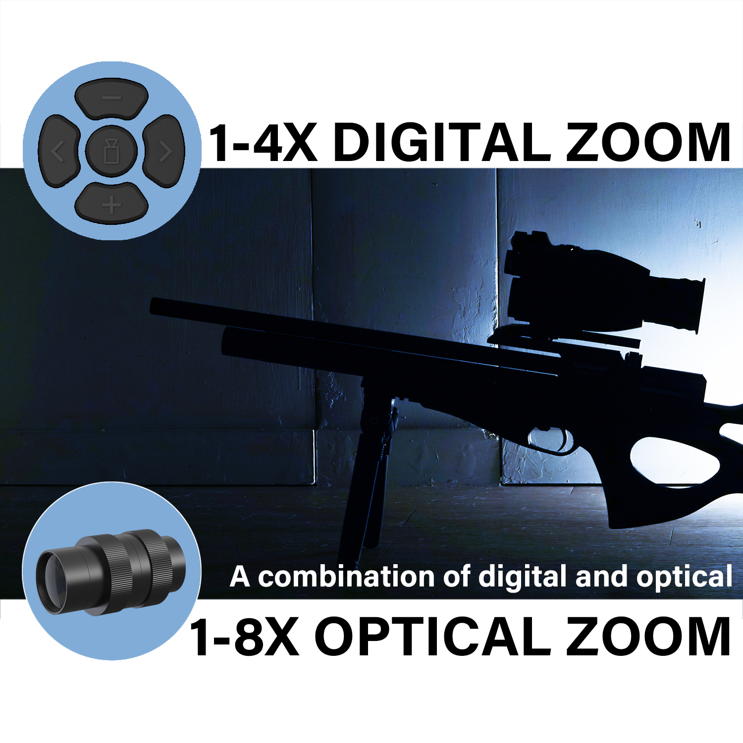 henbaker cy789 Digital Night Vision Scope rifle scope Clip on night vision Night vision telescope
