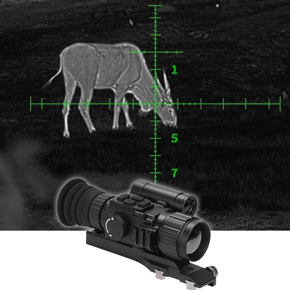 henbaker T723-RL All aluminum Thermal imaging Night Vision Scope rifle scope Built in rangefinder Ballistic calculation
