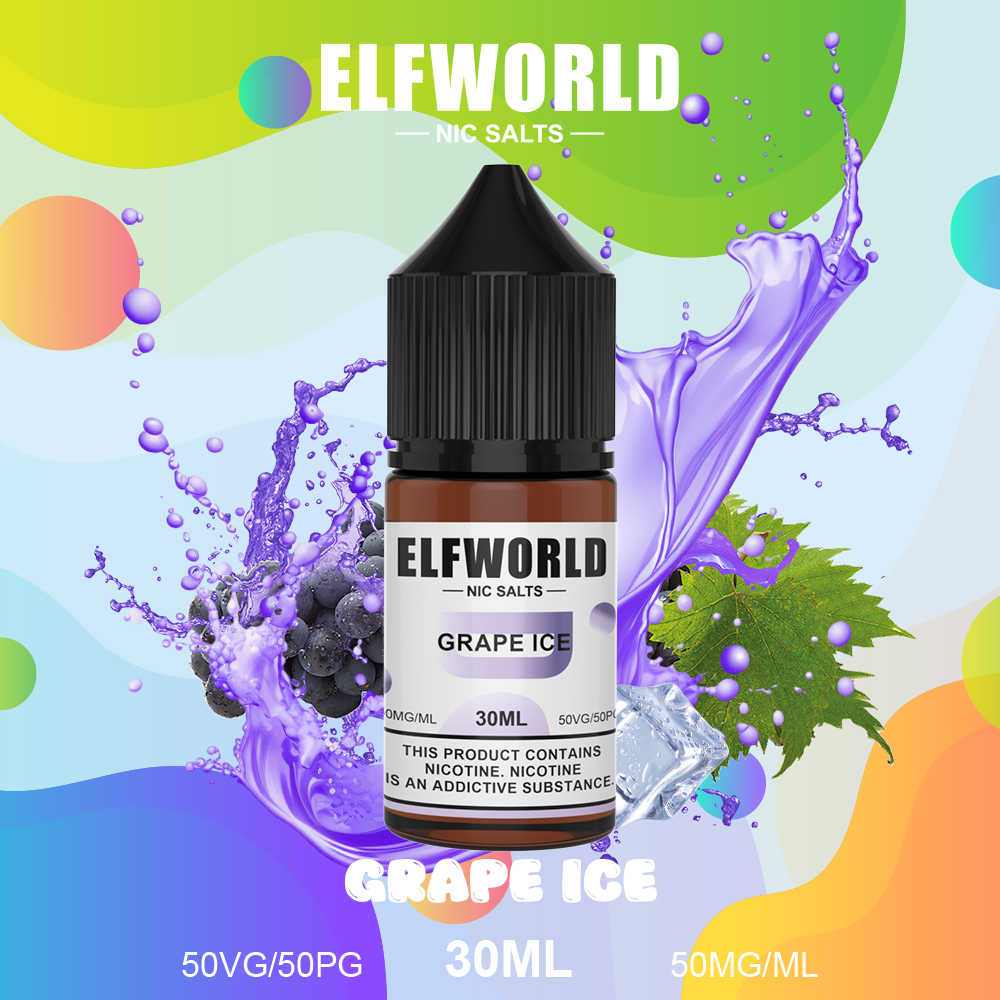 Elfworld E-Liquid 30ml Capacity 50mg Nic Salts