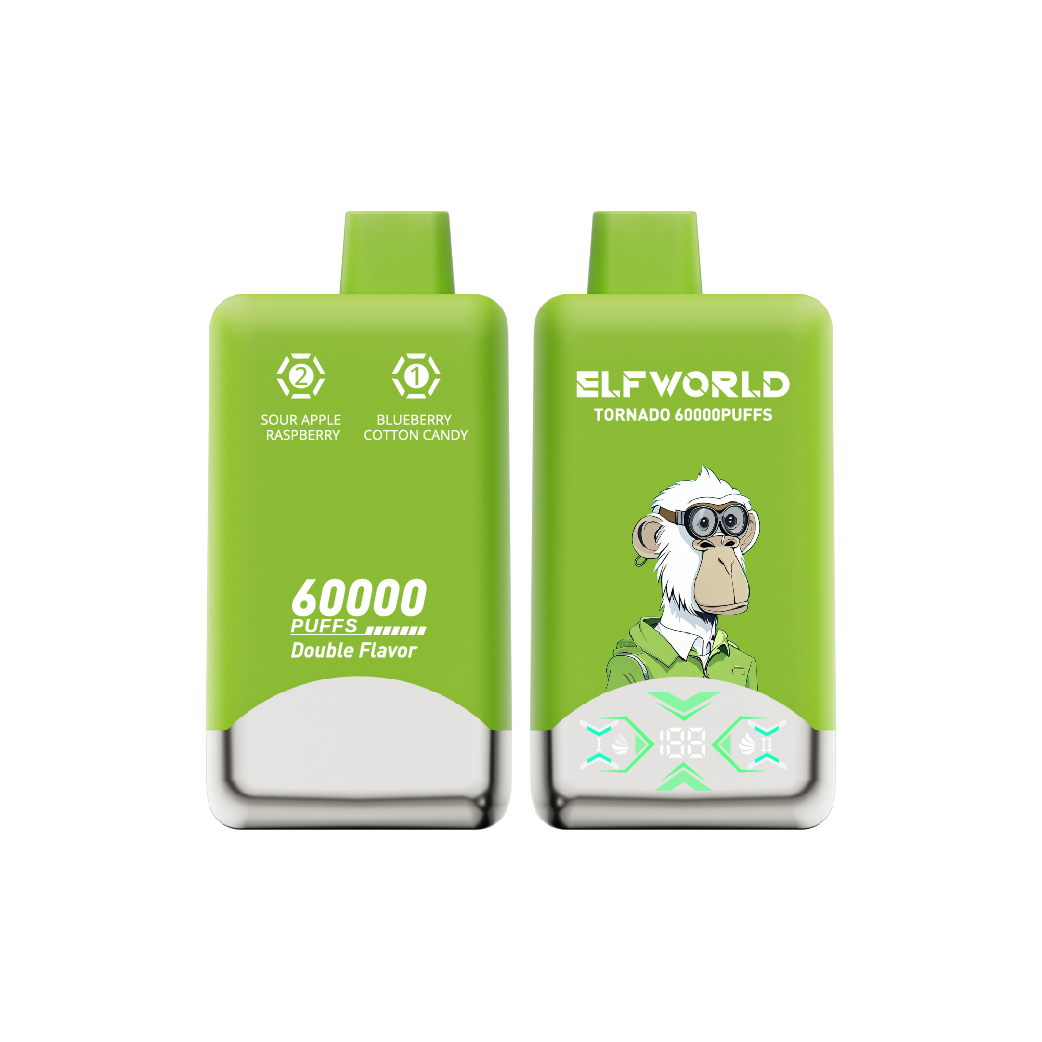 Elfworld Tornado Dual Flavors 60k Puffs Disposable Vape