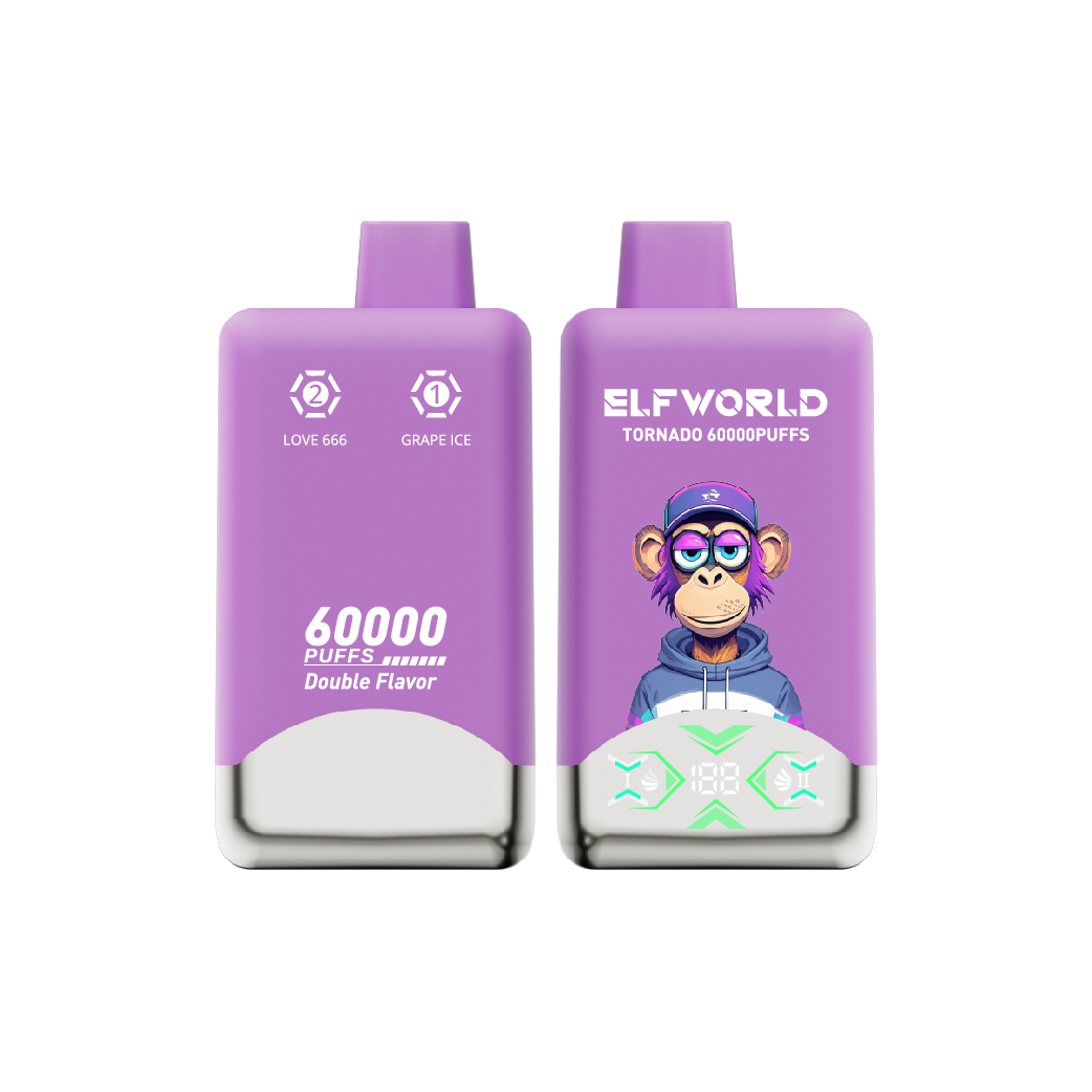 Elfworld Tornado Dual Flavors 60k Puffs Disposable Vape