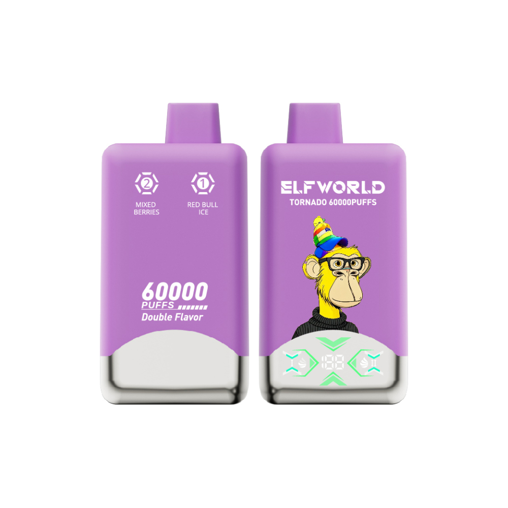 Elfworld Tornado Dual Flavors 60k Puffs Disposable Vape