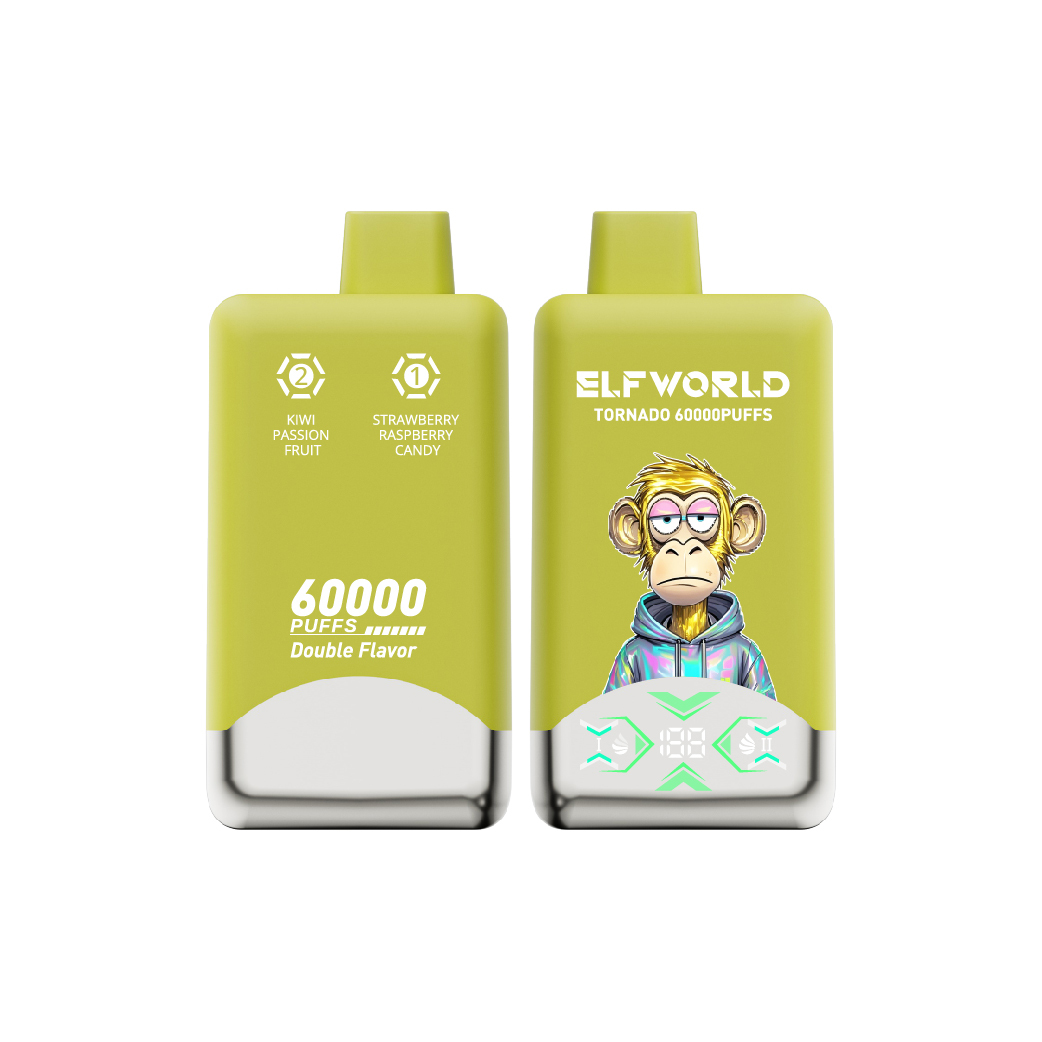 Elfworld Tornado Dual Flavors Disposable Vape 60k Puffs 50MG (CN Warehouse)