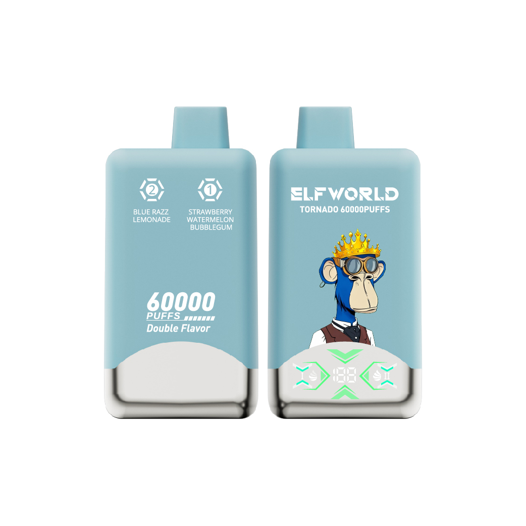 Elfworld Tornado Dual Flavors Disposable Vape 60k Puffs 50MG (CN Warehouse)