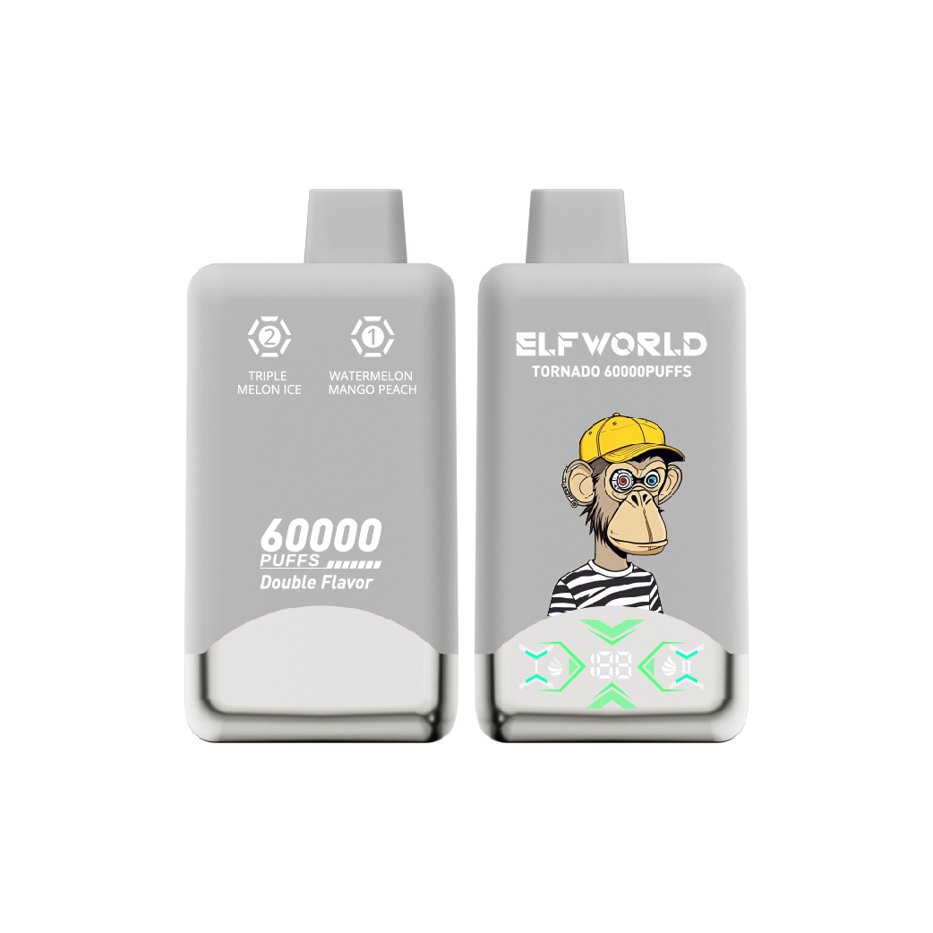 Elfworld Tornado Dual Flavors Disposable Vape 60k Puffs 50MG (CN Warehouse)