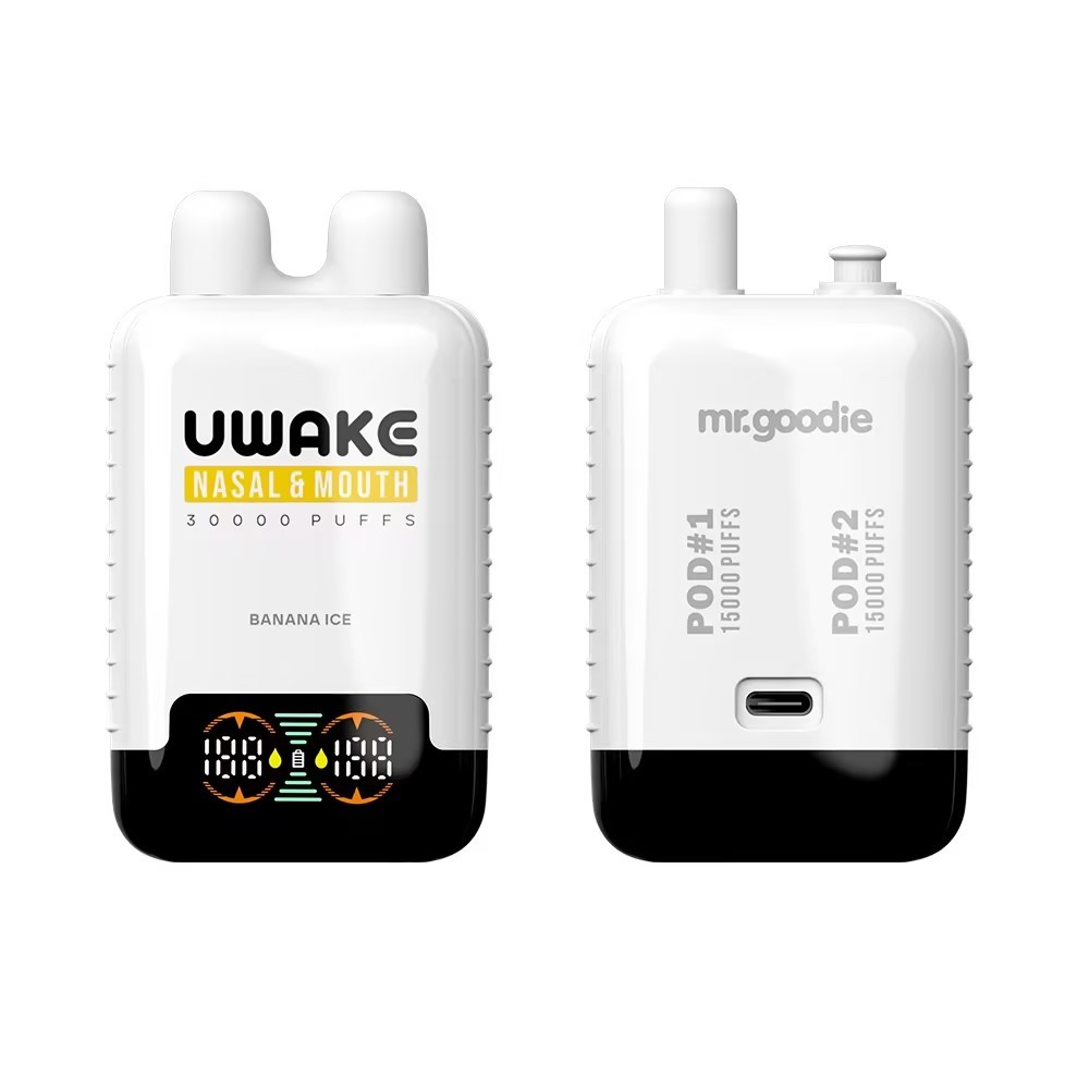 Mr. Goodie Uwake Nasal & Mouth Inhale Dual Pods Disposable Vape 20mg 30k Puffs