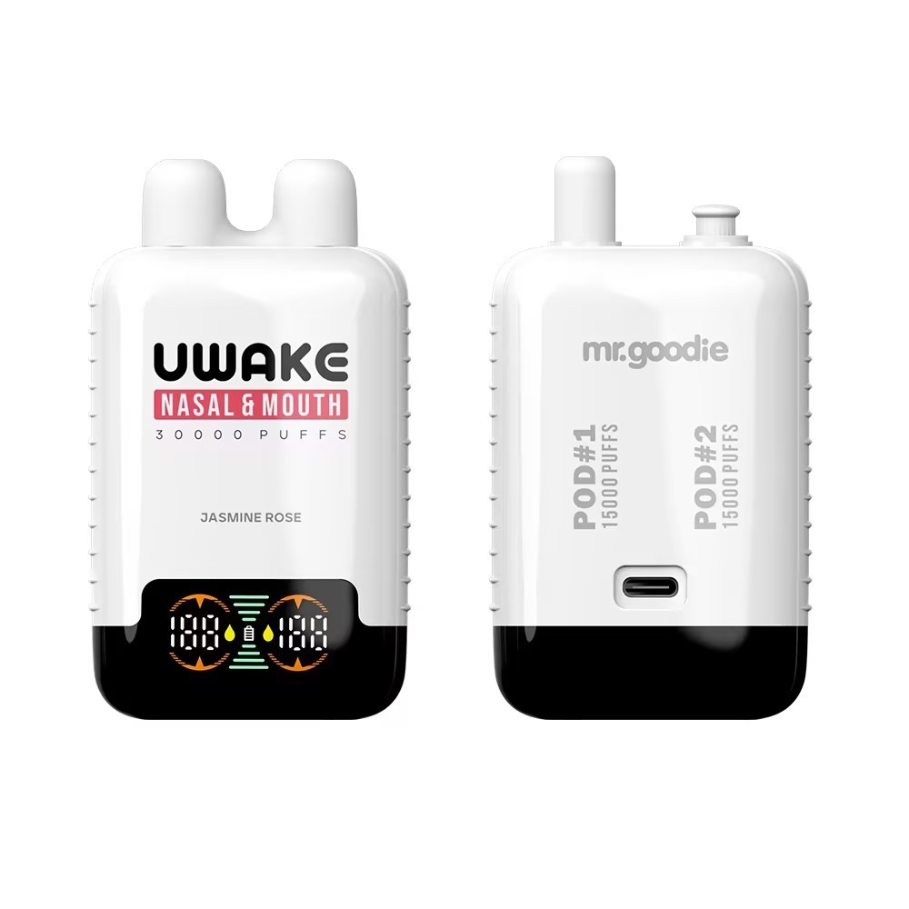 Mr. Goodie Uwake Nasal & Mouth Inhale Dual Pods Disposable Vape 20mg 30k Puffs