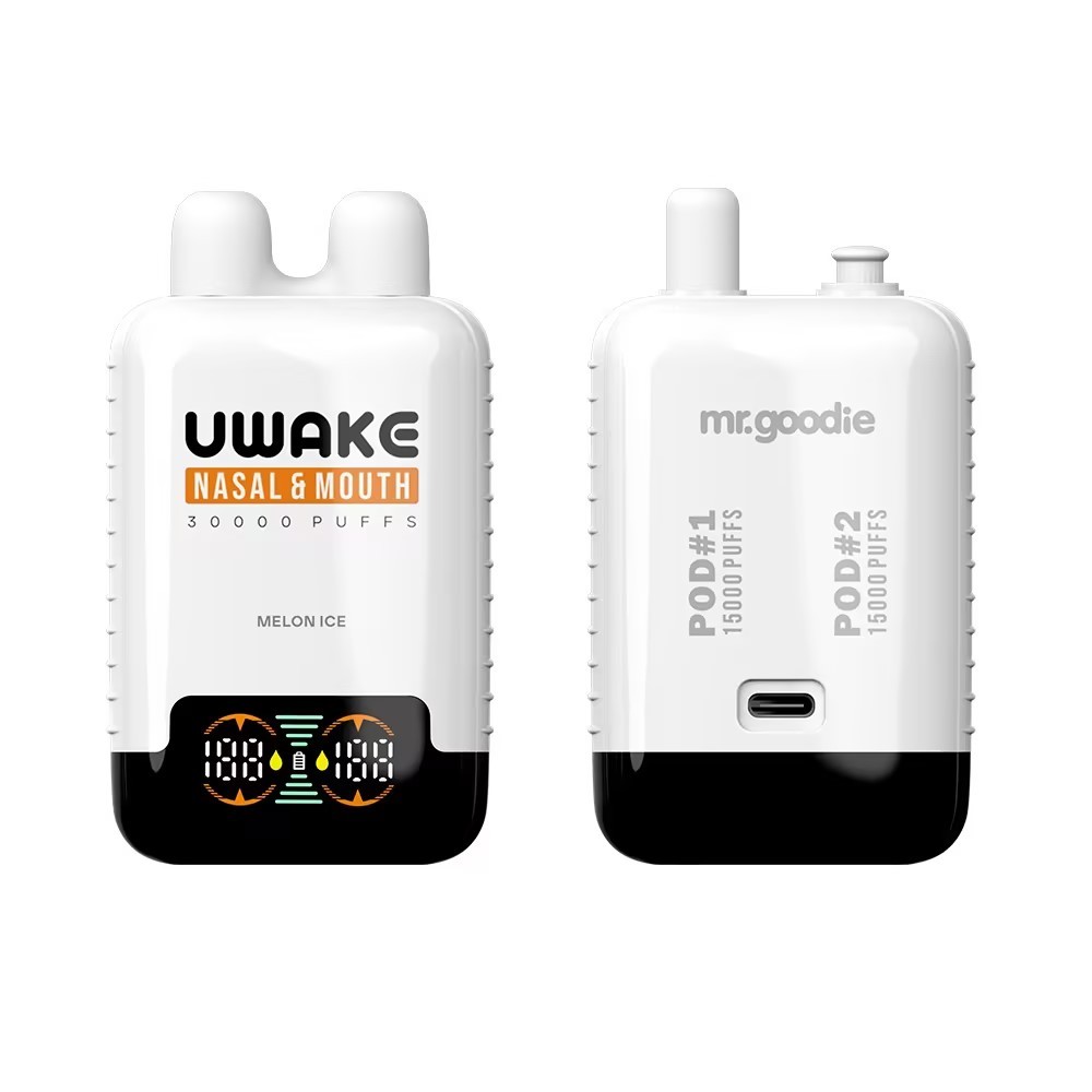 Mr. Goodie Uwake Nasal & Mouth Inhale Dual Pods Disposable Vape 20mg 30k Puffs