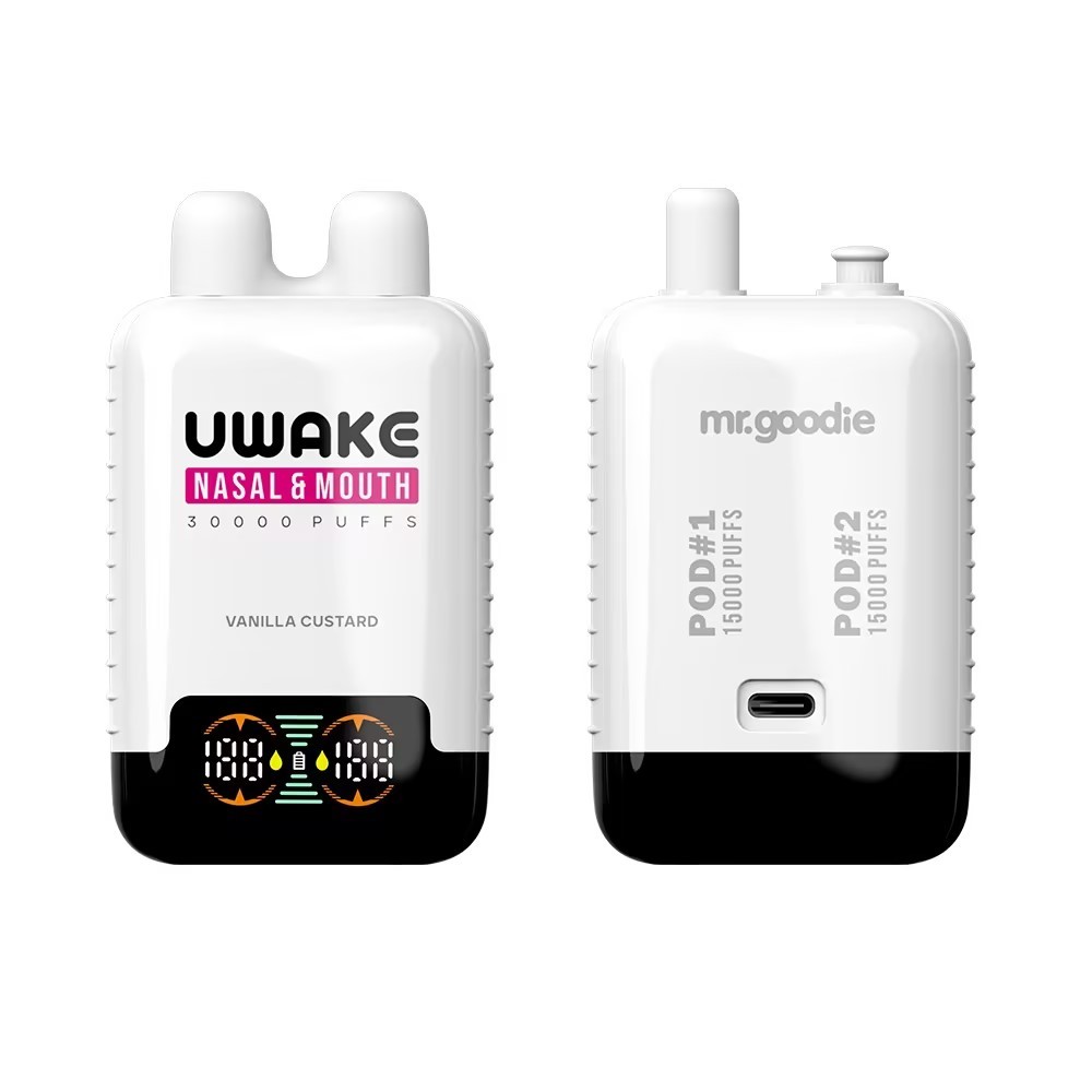 Mr. Goodie Uwake Nasal & Mouth Inhale Dual Pods Disposable Vape 20mg 30k Puffs
