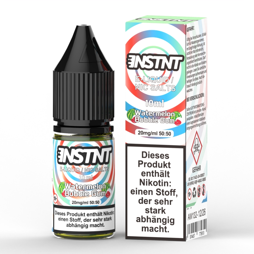 Asmodus Instnt E-liquid 10ml Capacity 20mg Nic Salt
