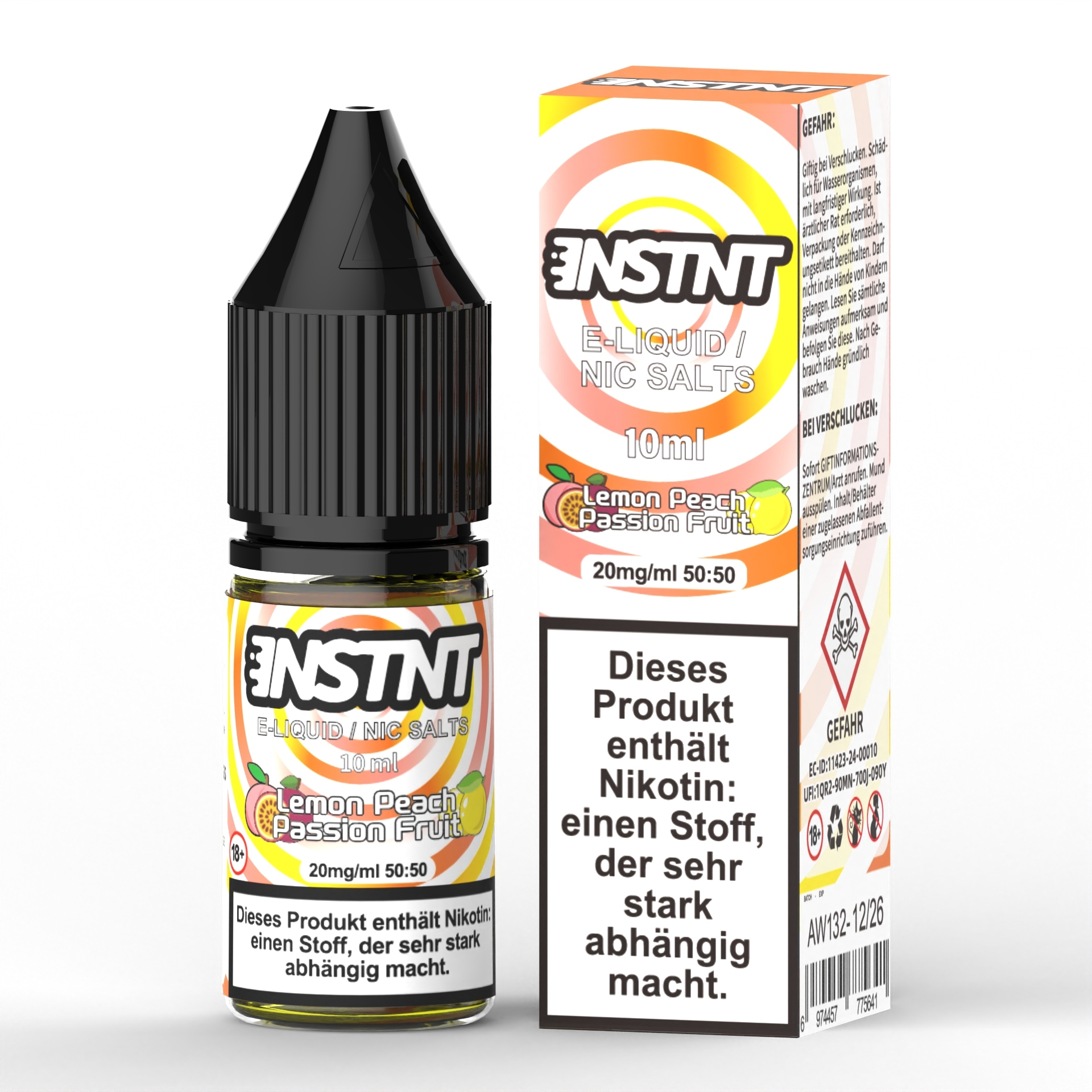 Asmodus Instnt E-liquid 10ml Capacity 20mg Nic Salt