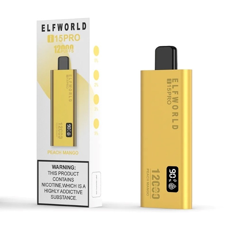 Elfworld i15 Pro Disposable Vape 12k Puffs 50mg (CN Warehouse)