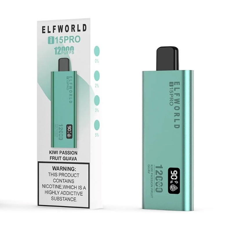 Elfworld i15 Pro Disposable Vape 12k Puffs 50mg (CN Warehouse)
