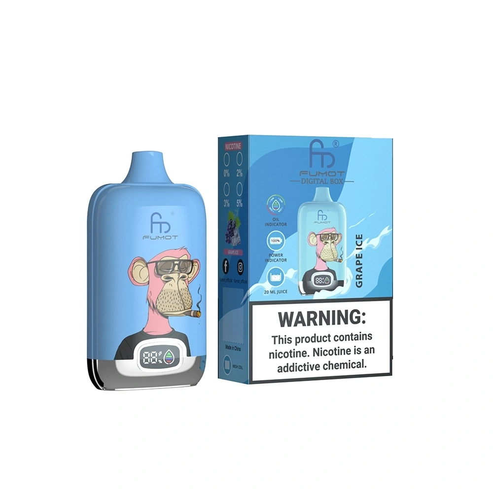 Fumot Digital Box Disposable Vape 12k Puffs 0mg/20mg/30mg/50mg (CN Warehouse)