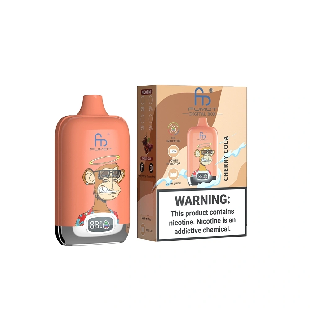 Fumot Digital Box Disposable Vape 12k Puffs 0mg/20mg/30mg/50mg (CN Warehouse)