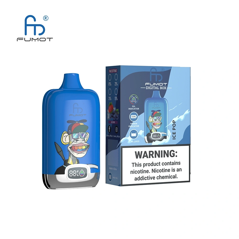 Fumot Digital Box Disposable Vape 12k Puffs 0mg/20mg/30mg/50mg (CN Warehouse)