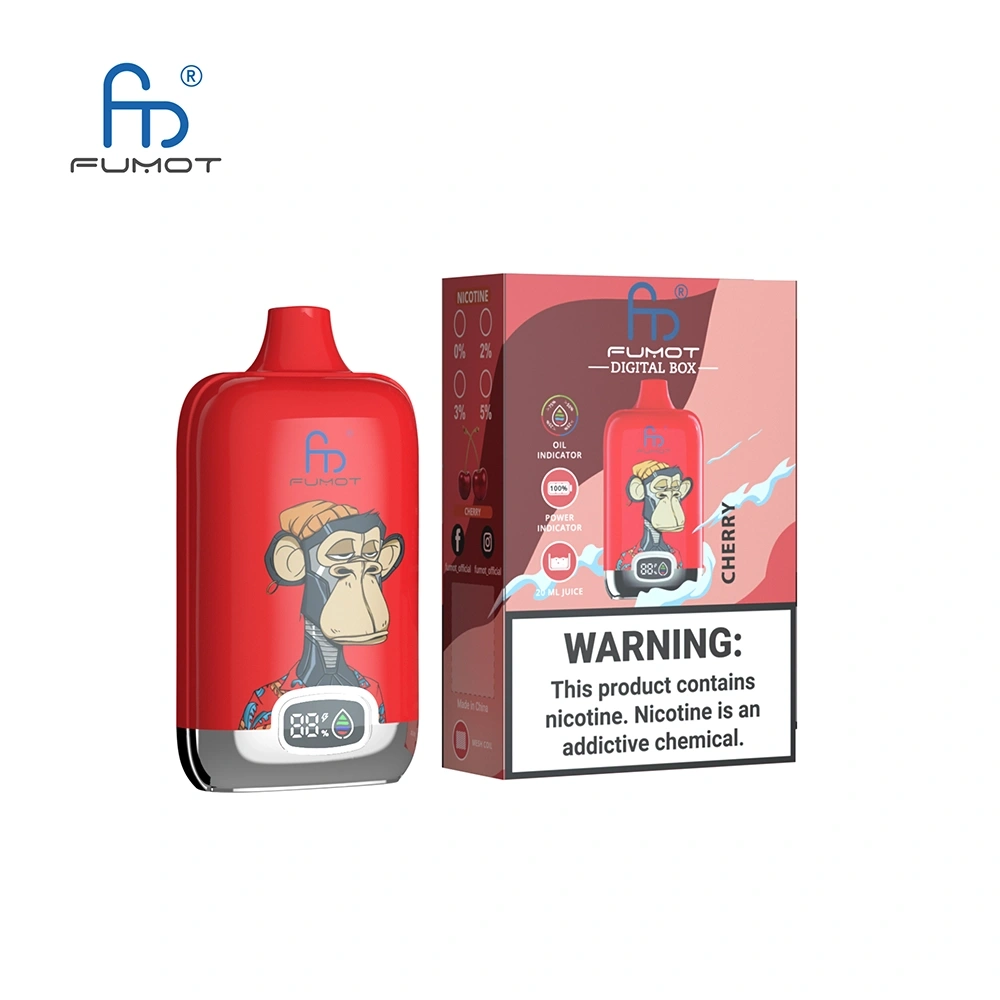 Fumot Digital Box Disposable Vape 12k Puffs 0mg/20mg/30mg/50mg (CN Warehouse)