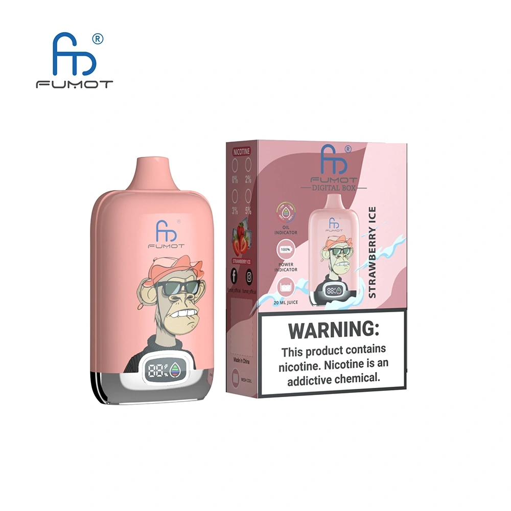 Fumot Digital Box Disposable Vape 12k Puffs 0mg/20mg/30mg/50mg (CN Warehouse)