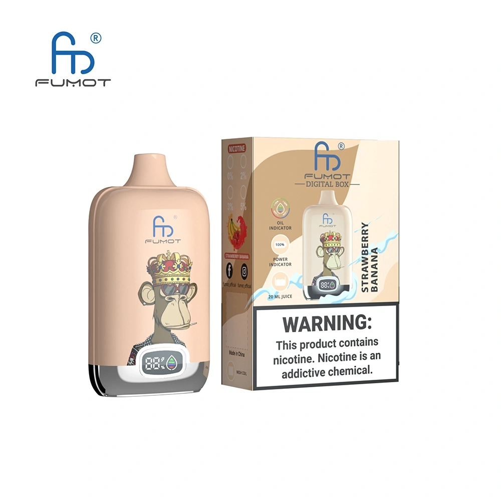 Fumot Digital Box Disposable Vape 12k Puffs 0mg/20mg/30mg/50mg (CN Warehouse)