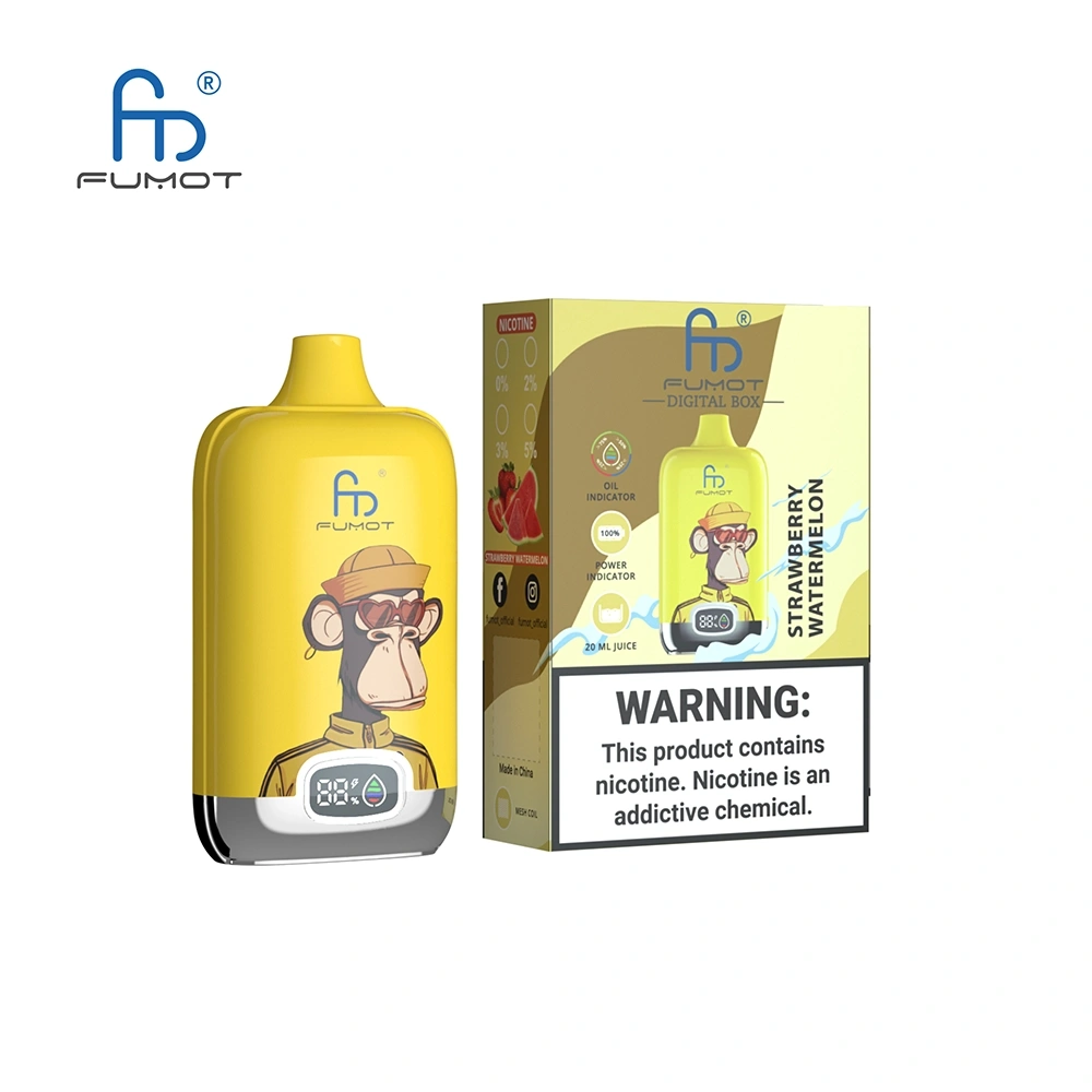 Fumot Digital Screen Box 12k Puffs Disposable Vape