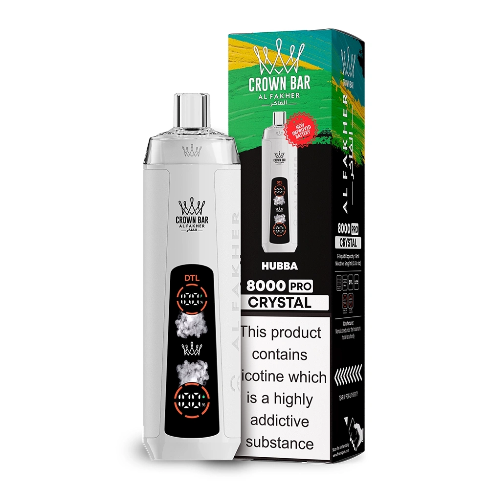 Al Fakher 8000 Pro Crystal DTL/MTL Dual Mode Disposable Vape 8k Puffs (CN Warehouse)